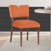 Bryson Burnt Orange Velvet Dining Chair - Set of 2