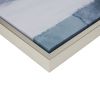 Grey Surrounding Silver Foil Abstract 3-piece Framed Canvas Wall Art Set