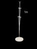 4 PCS Balloons Column Stand Clear Plastic Balloon Stick Birthday Wedding Decor