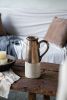 8.9" x 5.7" x 14.4" Candia Terracotta Pitcher, Sienna Brown