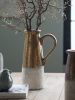 8.9" x 5.7" x 14.4" Candia Terracotta Pitcher, Sienna Brown