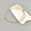 2023 new South Korea personalized lucky little bean anklet female net red fashion niche light luxury sexy does not lose color