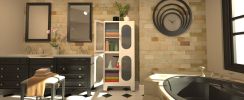 Metal Storage Cabinet, Bathroom Storage Cabinet with Doors and Shelves, Office Storage Cabinet with Lock, Black Garage Cabinets, 3 Adjustable Shelves,