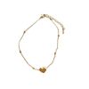 Summer hot sale titanium steel does not lose color love anklet niche design sweet simple personality titanium steel foot jewelry foot chain female