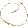 Titanium steel round bead pendant small fish anklet female Korean temperament cold wind niche design ins tide net red delicate